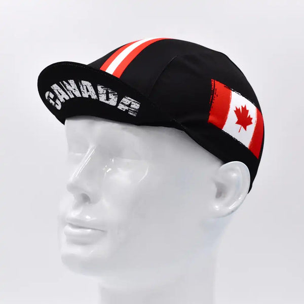 Classic Canada National Flag Pro Team Cycling Cap Riding Outdoor Sports MTB Bicycle Hat OneLoveCanada