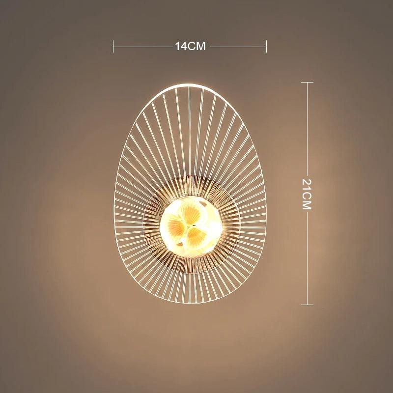 Nordic Wall Lights Rotatable Golden Bird LED Interior Wall Sconce Dimmable Acrylic Creative Wall Lamp Bedroom Bedside Night Ligh