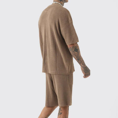 Beach casual street wear style men outfit set