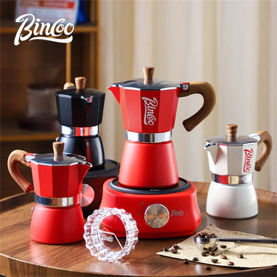 300ml Moka Pot - Italian Espresso Stovetop Coffee Maker for Home Baristas