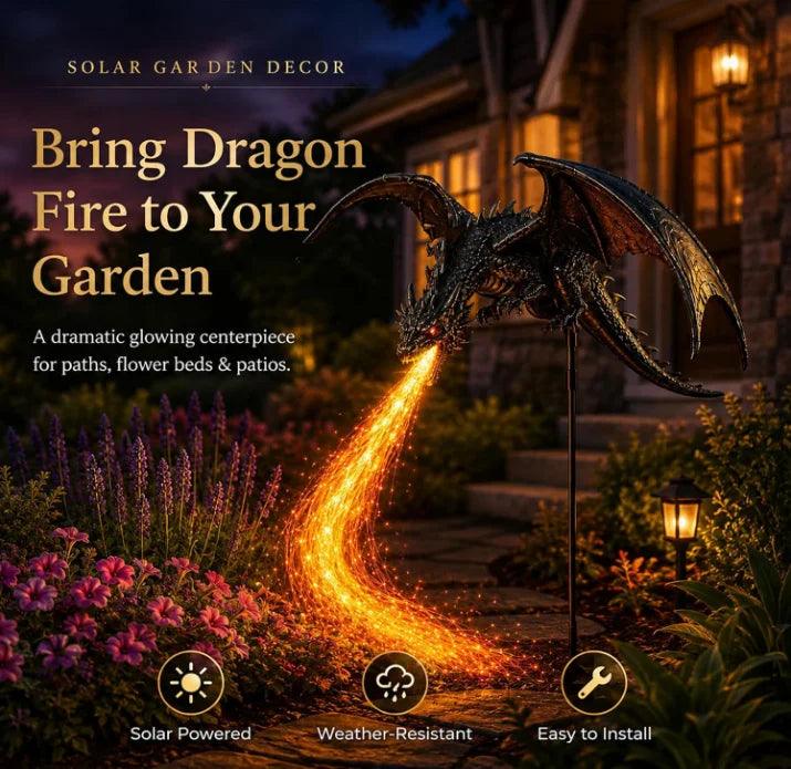 Solar Dragon Fire Garden Light
