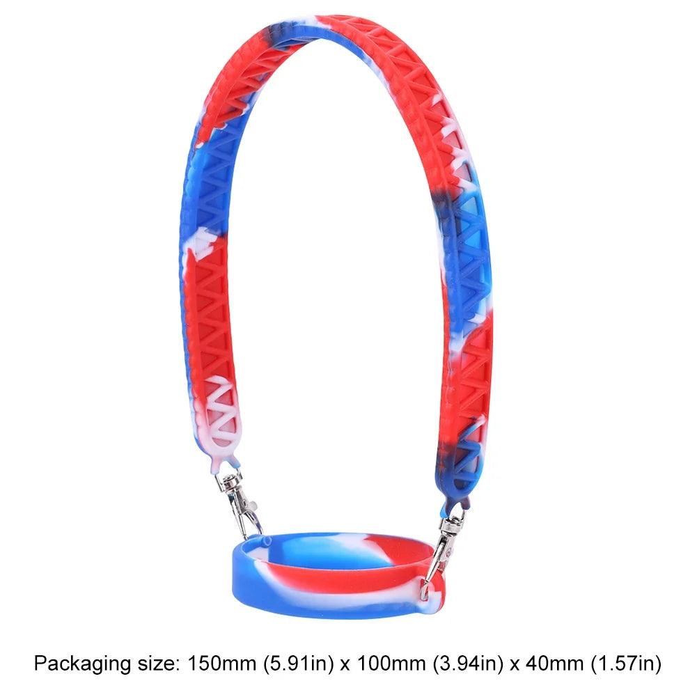 40oz Neoprene Water Bottle Carrier Bag For Stanley Quencher Cup Sleeve with Adjustable Shoulder Strap Water Bottle Holder Pouch