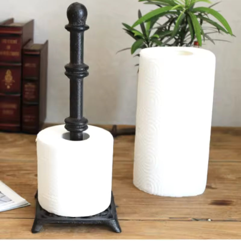 Cast Iron Animal Paper Towel Holder