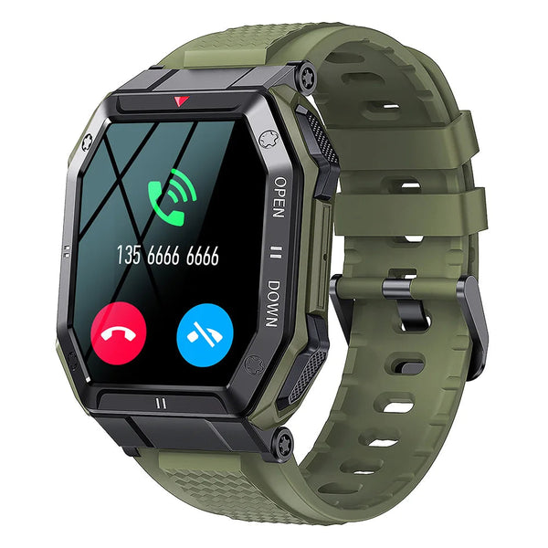 K55 outdoor three-proofing smart watch 1.85-inch large screen Bluetooth phone large battery dynamic heart rate Shop1103043274 Store (Trader) - DSER