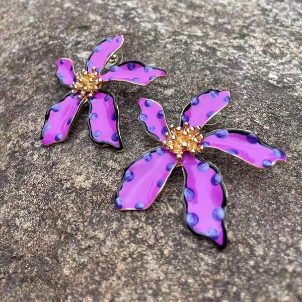 Sweet Big Flower Stud Earrings - Sexikinis Swim - Gifts for You 'n Me