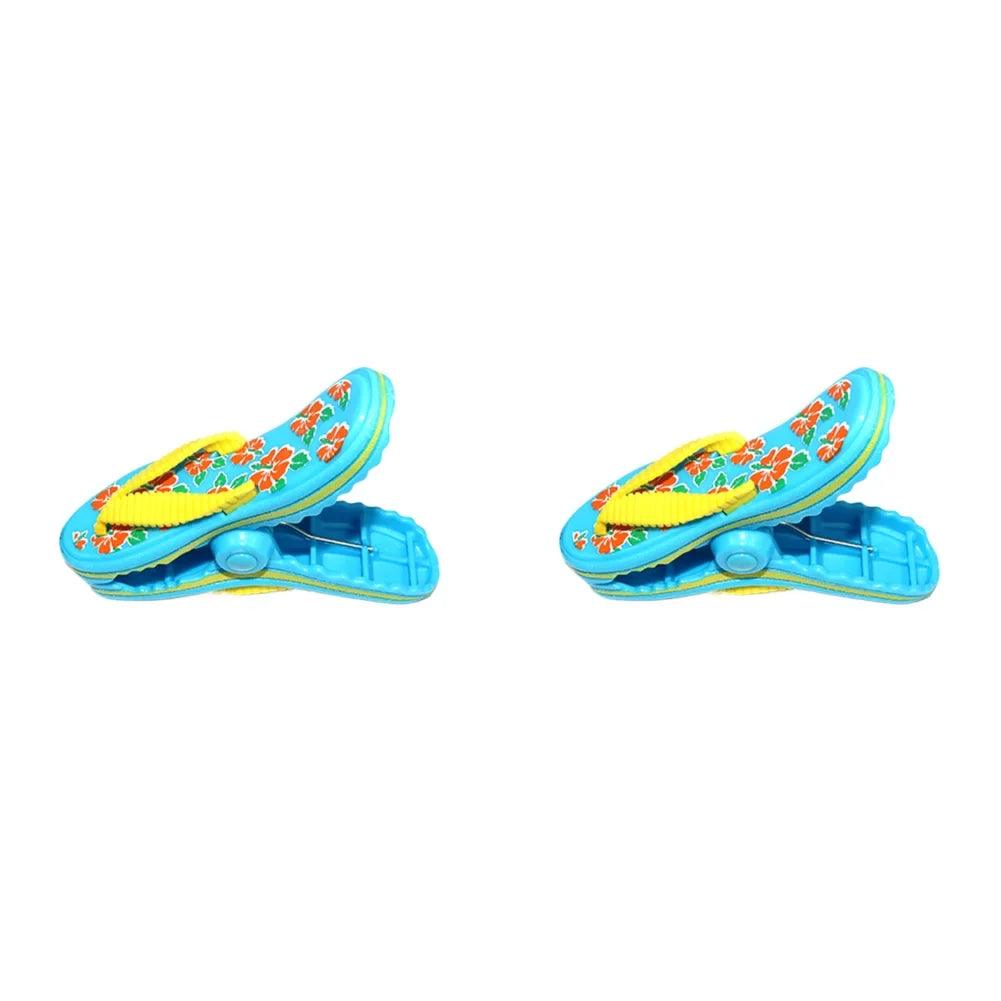 Cute Plastic Beach Towels Clips Large Drying Racks Retaining Clip Windproof Clothes Pegs Pins Animal Decorative Clothespins