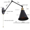 Brass Long Arm Lamp - Pull Chain Switch / 4W(max60w)
