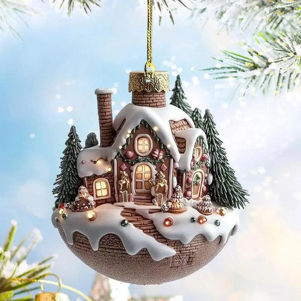 Christmas Coffee Cup Ornaments Coffee Mug Decorative Tree Hanging 2025 Xmas Navidad 2026 New Year Easter Bunny Party Supplies