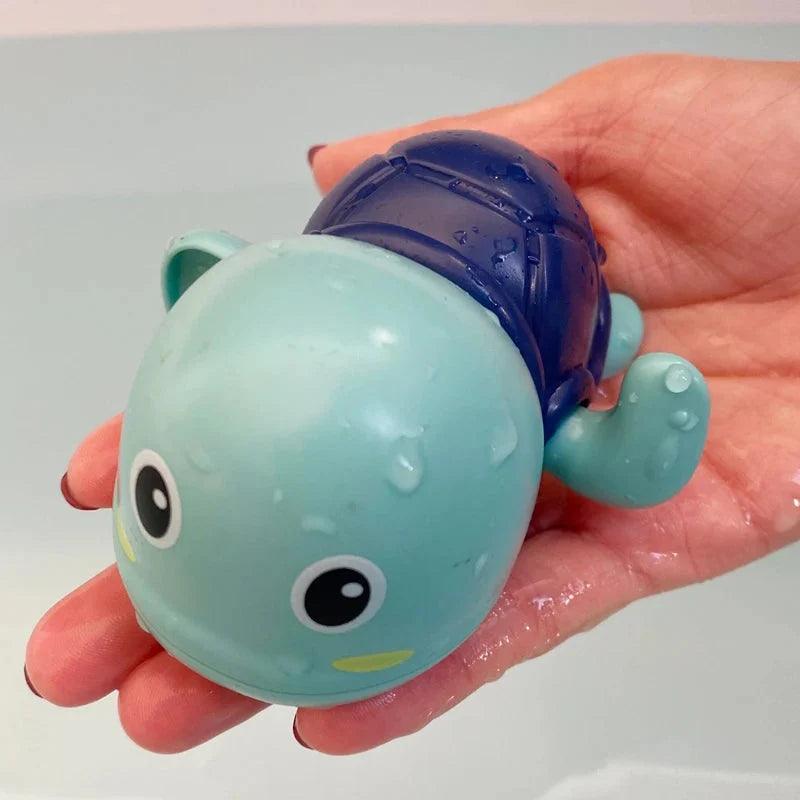 Baby Bath Toys - Swimming Turtle Whale Clockwork Water Toys for Kids | Safe Fun Bath Time Play