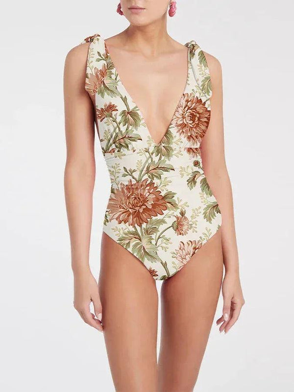 Vintage style one piece swimsuit - Sexikinis Swim - Gifts for You 'n Me