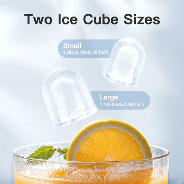 Countertop Ice Maker 26 lbs/24h 9 Cubes/6 Mins with Self-Cleaning Bullet Ice Maker for Home Office Bar Party,home appliance,bar