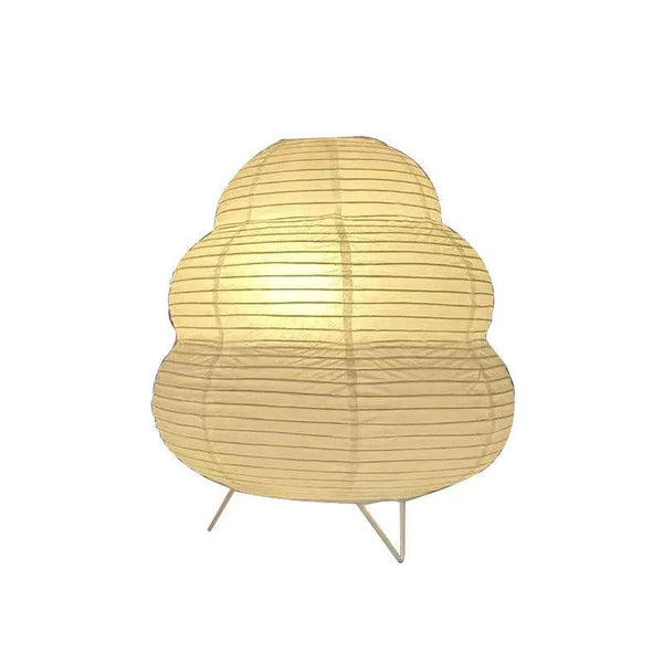 Nordic Paper Lantern Table Lamp Japanese Style Modern Living Study Room Bedroom Bedside LED Night Lighting Decor Drop Shipping