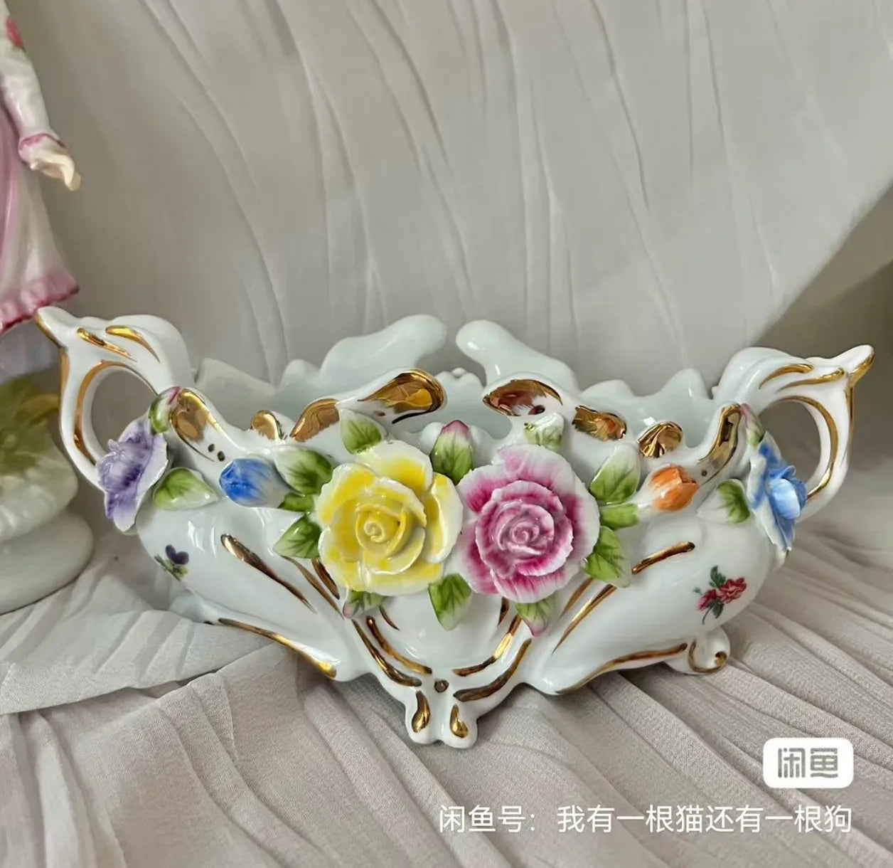 Resin Flower Jewelry Storage Box Vase Flower Basket  Jewelry Case Storage Jewelry Organizer Display Home Decor Ornament