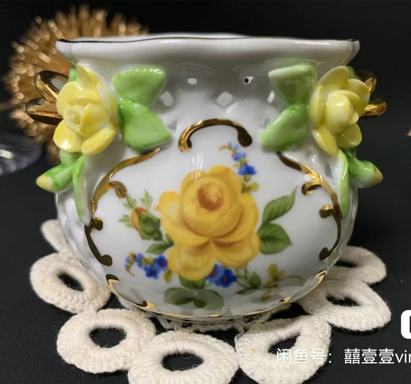 Resin Flower Jewelry Storage Box Vase Flower Basket  Jewelry Case Storage Jewelry Organizer Display Home Decor Ornament