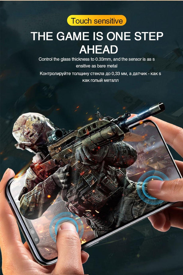 9D Full Cover Protective Glass For iphone 12 X XS XR 6 6S 7 8 Plus Tempered Film Iphone 14 11 13 Pro Max Screen Protector Glass Shatterproof Protection Easy Install Bubble Free Crystal Clear Protective Film