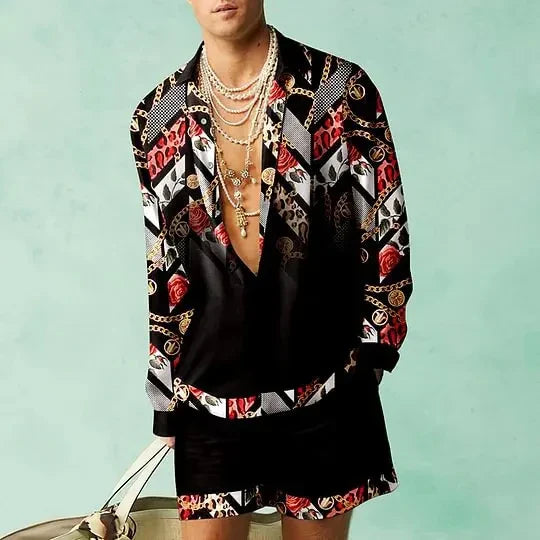 Luxury European Beach shorts set - Sexikinis Swim