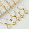 Lucky Clover Stainless Steel Pendant Necklace - Sexikinis Swim