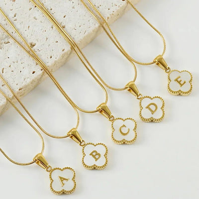 Lucky Clover Stainless Steel Pendant Necklace - Sexikinis Swim