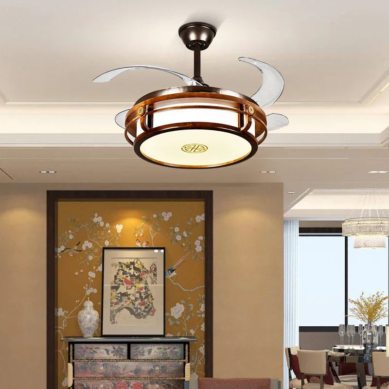 DecorBites™ LED Fan Lights with Remote Control, Modern Eco-Friendly Design, Sustainable Metal Body Decorbites