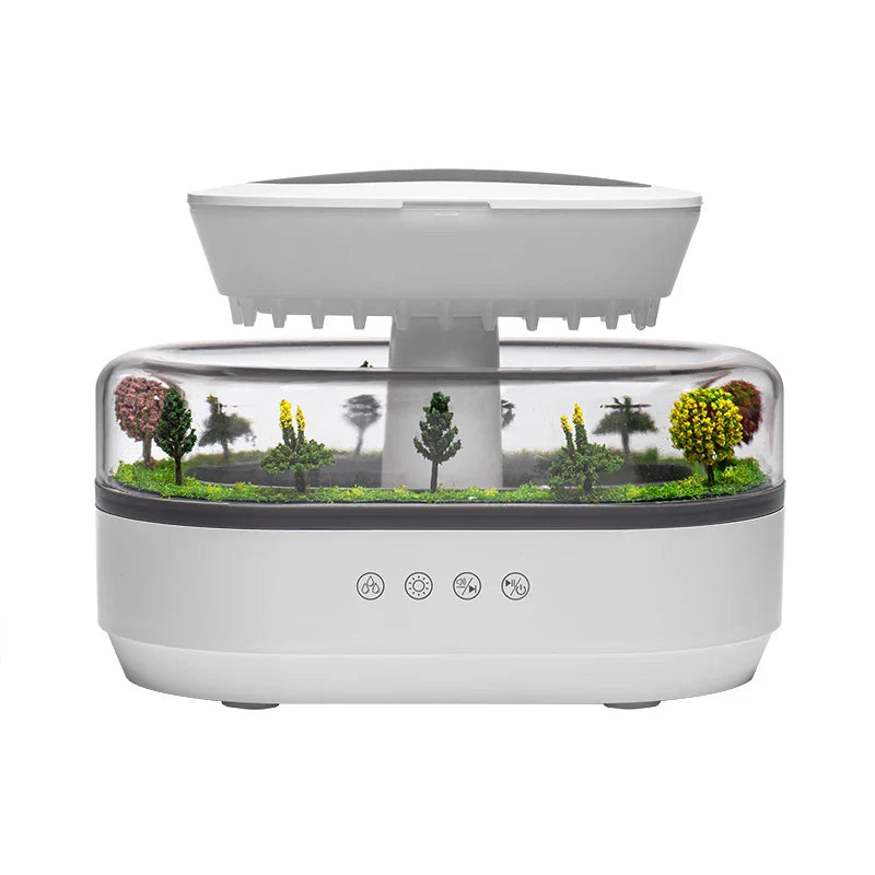Raindrop Wellness Humidifier with LED & White Noise GOODSPHORIA.COM