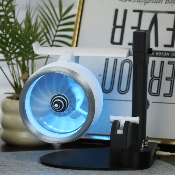 Cool Mist Humidifier with RGB Light Turbo Fan Design