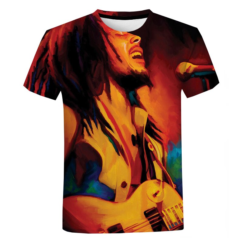 Bob Marley Graphic 3D Men T-Shirts