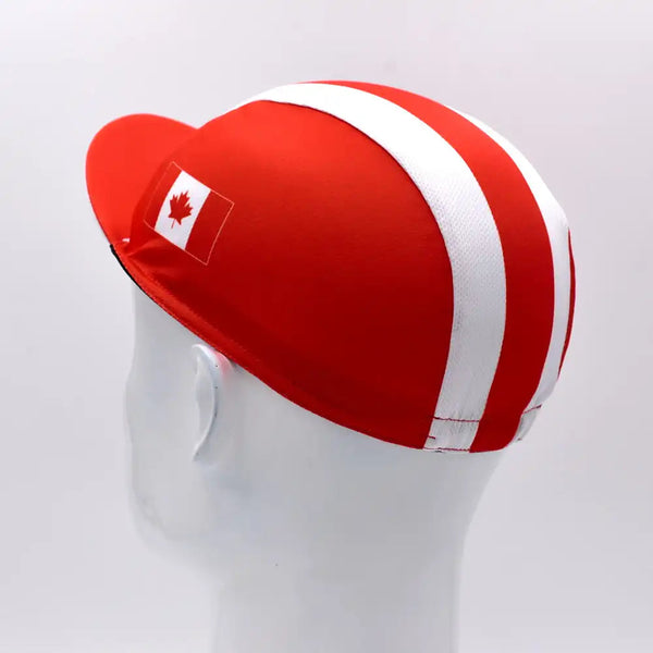 Classic Canada National Flag Pro Team Cycling Cap Riding Outdoor Sports MTB Bicycle Hat OneLoveCanada