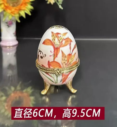 Cartoon 3D Relief Colorful Handdrawn Flower Tank Jar Jewelry Box Ring Box Tin Milk Jug Vase Tableware Household