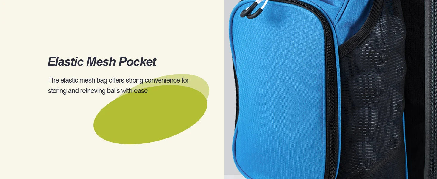 Ergonomic Golf Club Bag with Top Dividers & 10 Pockets – Premium Organization for Every Round
