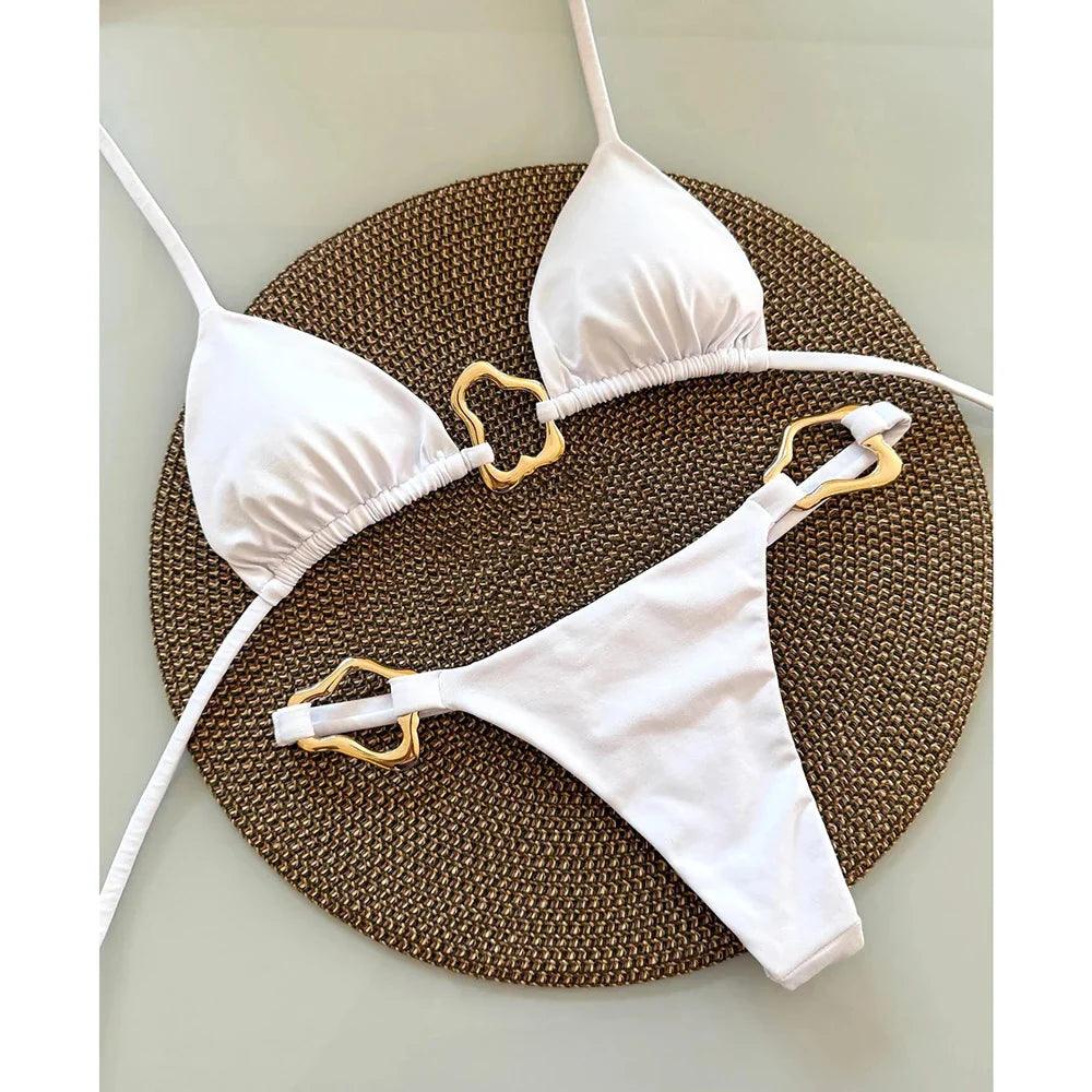 Sexy Halter Micro two piece swimsuit - Sexikinis Swim