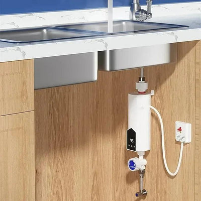 Portable Instant Electric Water Heater 3000W-5500W 220V Adjustable for Home Bathroom Kitchen Shower Heating