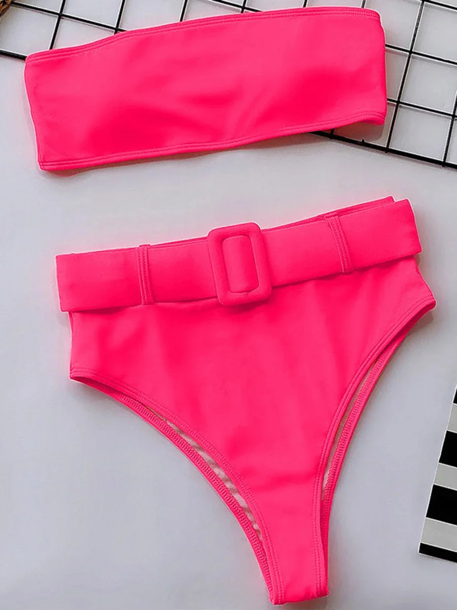 Sally High Waist two piece swimsuit - Sexikinis Swim