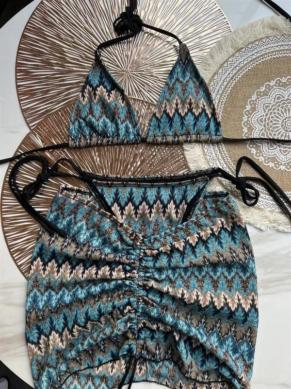 Vinia three piece swimsuit - Sexikinis Swim - Gifts for You 'n Me