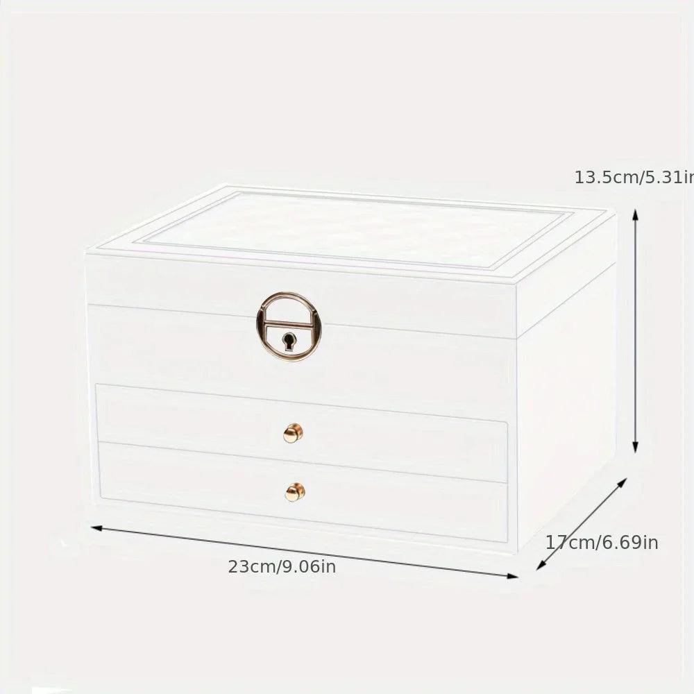 Jewelry Storage Box – Necklace & Earrings Organizer for Gifts