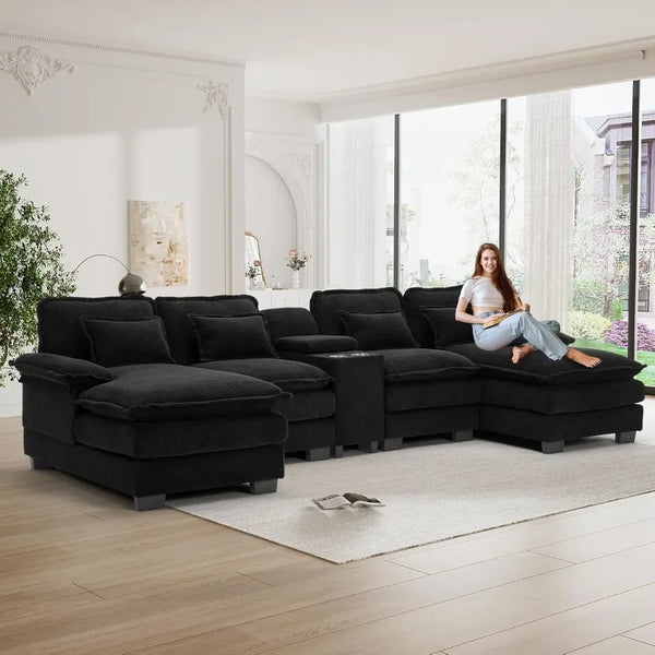Comfy U Shape Cloud Couch - 124\
