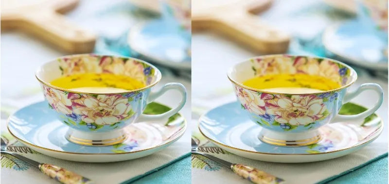 220ML, fine bone china vintage tea cup set, craft tea cup with saucer, porcelain coffee cup, cafeteira porcelain cup and saucer