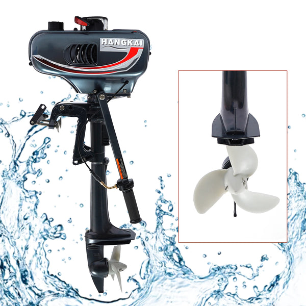 2 Stroke Outboard Motor 3.5 HP Fishing Boat Engine 