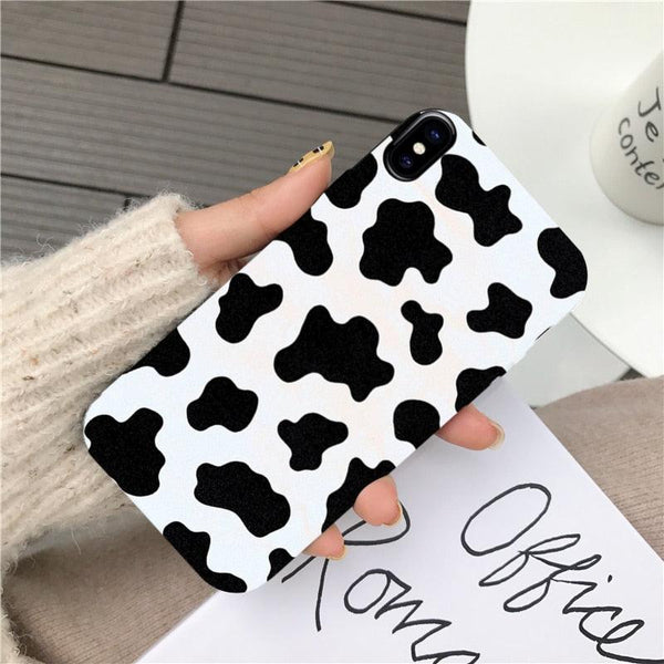 Slim Fit  Lightweight Black White  Print Silicone Case For iPhone 11 Pro 7 8 Plus X XR XS Max iphone 11 Cell Phone Case Cover White Black Pattern Print Silicone Unisex Case