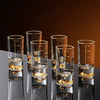 Dlight Decor Golden Line Brandy Glass Set 100ml x6