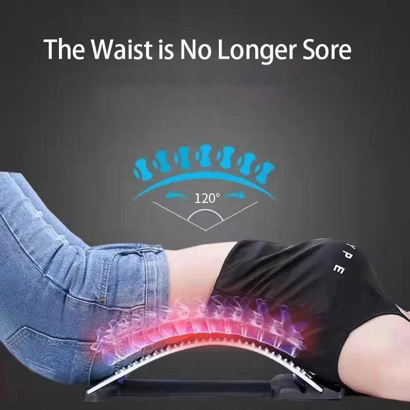 Adjustable Back Stretcher – Lumbar Support Pain Relief Board