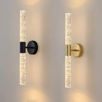 Nordic Bubbles Crystal Rod LED Wall Lamp Bedroom Bedside Living Room Wall Light Aisle Interior Home decoration AC85-265V