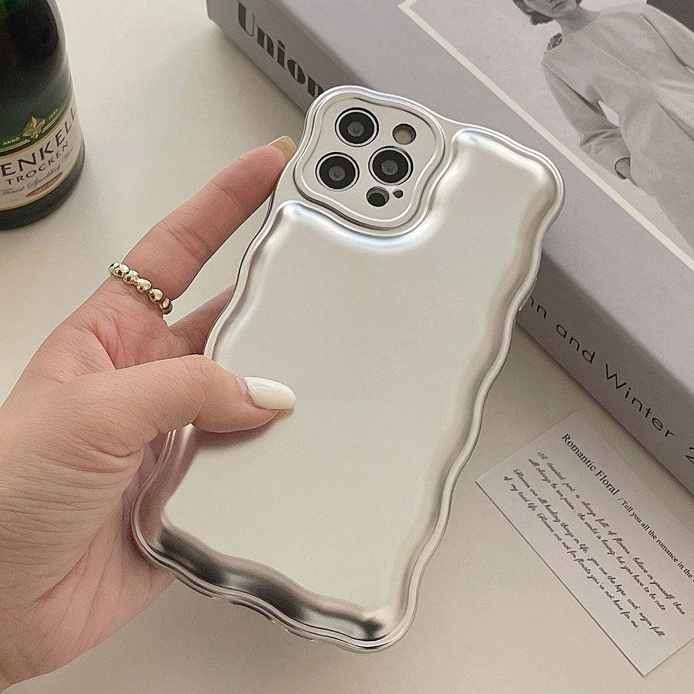 Women Luxury Gold Color Shockproof Phone Case for iPhone 14 13 12 11 Pro Max X Xs Max XR Shock-Absorbing Elegant Shiny Case for iPhone Strong iphone Back Cover