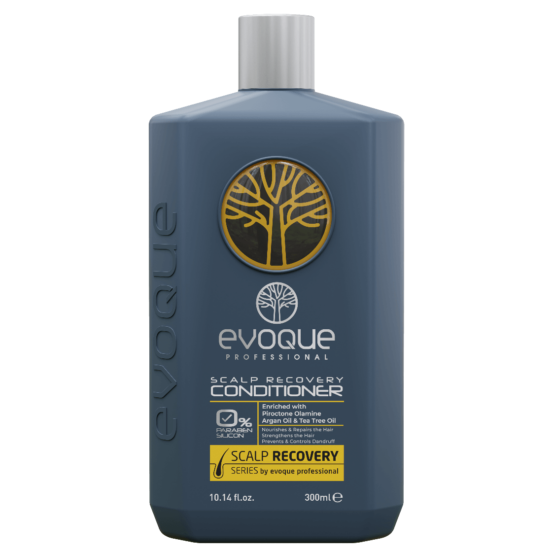 Evoque Scalp Recovery Conditioner bottle on a white background