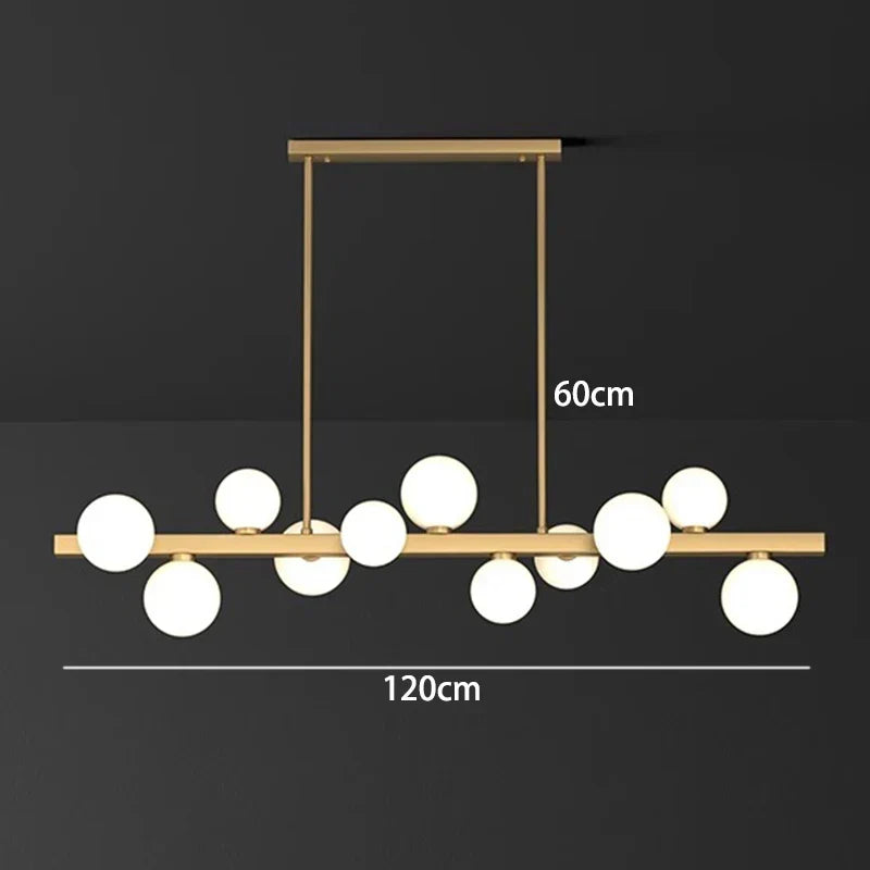 White Scandinavian LED Fixture