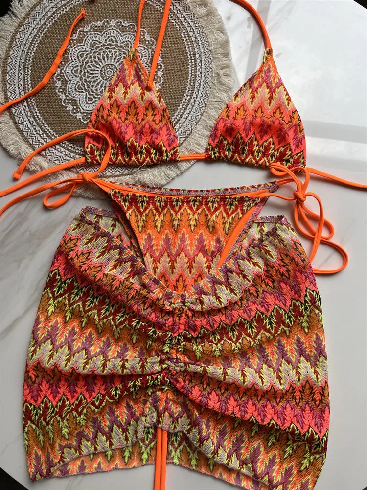 Vinia three piece swimsuit - Sexikinis Swim