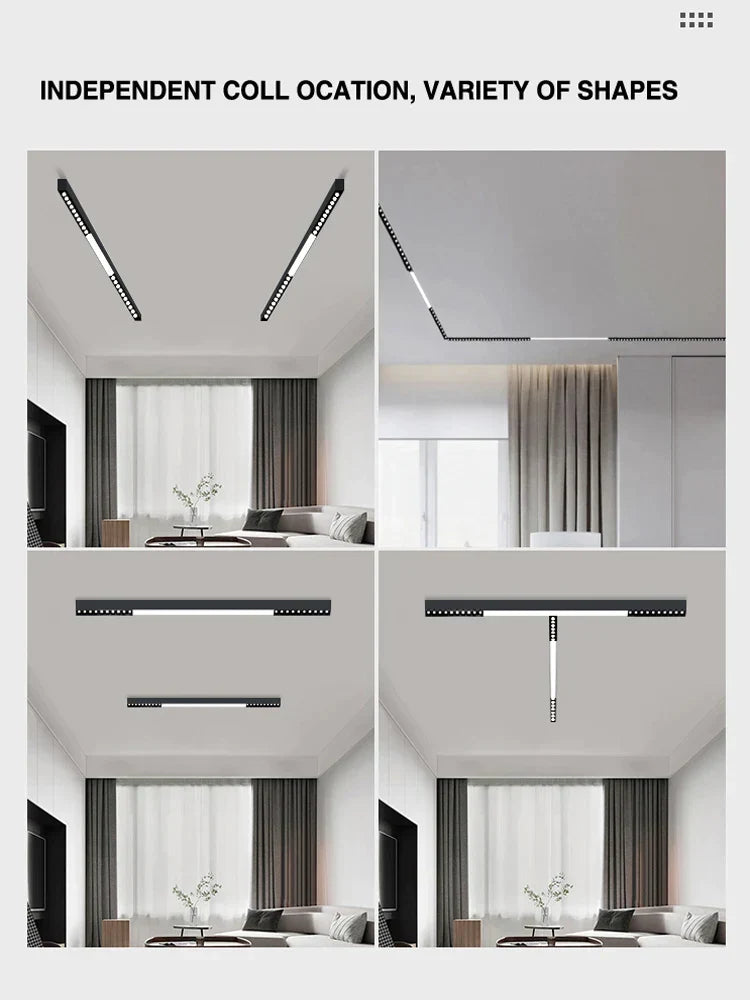 Aluminum Linear Ceiling Lamp