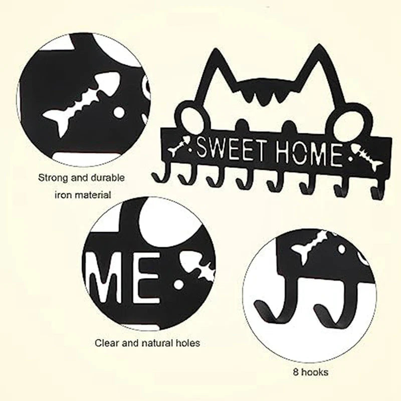 Modern Mounted Rack Small Coat Hook Cute Bathroom Wall Decor For Front Door Entryway