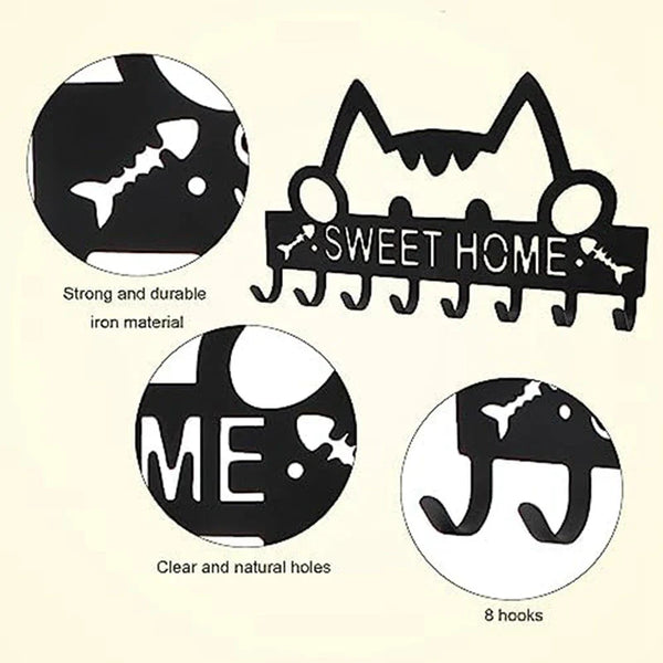 Modern Mounted Rack Small Coat Hook Cute Bathroom Wall Decor For Front Door Entryway