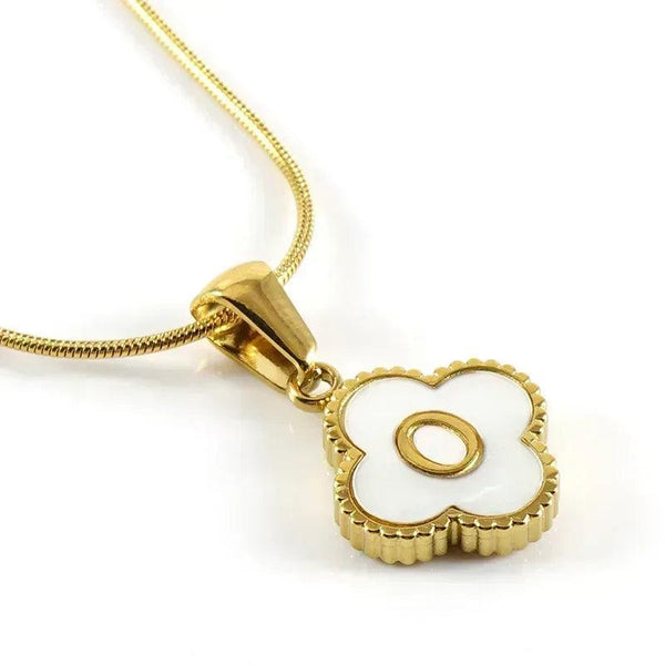 Lucky Clover Stainless Steel Pendant Necklace - Sexikinis Swim - Gifts for You 'n Me