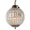Retro Vintage Royal Empire Ball Chandelier Crystal Modern Pendant Lamp Lustres Lights E27 For Living Room Bedroom Bathroom Hotel